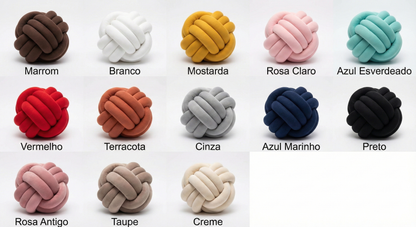The Sculptural Knot Ball Cushion