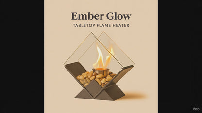 Ember Glow Tabletop Flame Heater
